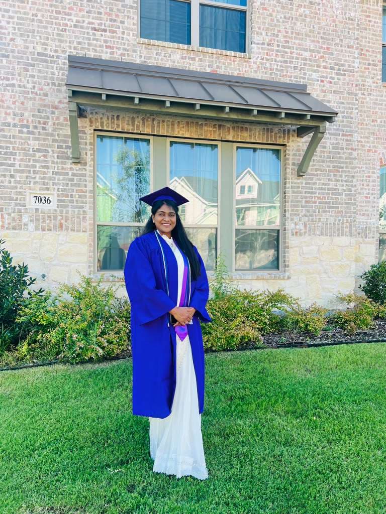 Dr. Sneha Yeruva at her graduation